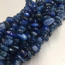 Load image into Gallery viewer, JM Design Natural Blue Kyanite Irregular Nugget Chips Approx 7-8mm 34" Strand for Jewelry Making, Arts and Craft