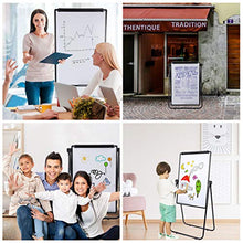Load image into Gallery viewer, Scool Stand White Board, Double Sided Magnetic Dry Erase Board Portable Whiteboard 36 24 inch, Perfect for Classroom, Preschool, Homeschool, Restaurant and Presentation