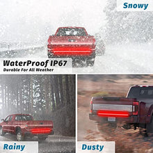 Load image into Gallery viewer, Truck Tailgate Light Bar 60” Triple Row 504 LED Strip with White Reverse Red Brake Amber Sequential Turn Signal Light Running Lamp for SUV Van - Trailer Strobe Taillight 2935 SMD LED Chips Waterproof