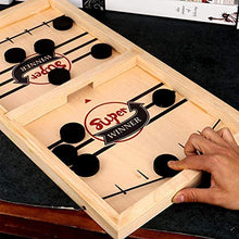 Load image into Gallery viewer, Fast Sling Puck Game Paced,Tinfence Table Desktop Battle,Winner Board Games Toys for Adults Parent-Child Interactive Chess Toy Board Table Game (22.7 in x 12.5 in)