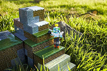 Load image into Gallery viewer, Minecraft Overworld Protector Playset, Accessories and Papercraft Blocks, Creative, Building Toy Set for Kids Ages 6 Years and Older