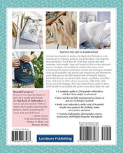 Load image into Gallery viewer, Big Book of Embroidery: 250 Stitches with 29 Creative Projects (Landauer) Designs from Simple to Advanced, Stitch Encyclopedia for Loop, Straight, Cross, Woven, Couching Stitches, Techniques, & More