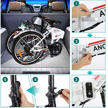 Load image into Gallery viewer, ANCHEER Folding Electric Bike Ebike, 20'' Electric Bicycle with 36V 8Ah Removable Lithium-Ion Battery, 250W Motor and Professional 7 Speed Gear