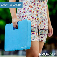 Load image into Gallery viewer, Thick Kneeling Pad, Garden Kneeler for Gardening, Bath Kneeler for Baby Bath, Kneeling Mat for Exercise & Yoga, Knee Pad for Work, Floor Foam Pad, Extra Large (XL) 18 x 11 x 1.5 Inches, Blue