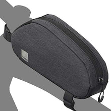 Load image into Gallery viewer, Roswheel Essentials Series 121468 Bike Frame Bag Bicycle Top Tube Pack Cycling Accessories Pouch Cell Phone Holder, Black