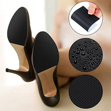 Load image into Gallery viewer, 9 Pcs Large Self Adhesive Nonslip Shoe Pads Anti Slip Shoe Grip Sticker Shoe Sole Protectors for High Heels, Rubber Silicone Resistant High Heels Shoe Sole Cover