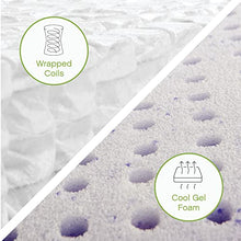 Load image into Gallery viewer, Classic Brands Gramercy Cool Gel Memory Foam and Innerspring Hybrid 14-Inch Euro Pillow Top Mattress | Bed-in-a-Box Queen