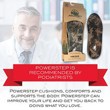Load image into Gallery viewer, Powerstep unisex adult Powerstep Journey™ Hiker Insoles Athletic Sandal, Camo, 9-9.5 Women 7-7.5 Men US