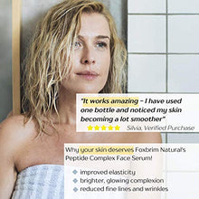 Load image into Gallery viewer, Peptide Complex Serum - BEST Anti Aging Serum - Anti Wrinkle Skin Care - Advanced Delivery - Facial Skin Care - Natural & Organic - Plump, Smooth and Even Skin - For Collagen Production & Optimal Skin Health - Amazing Guarantee 1oz
