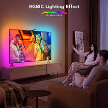 Load image into Gallery viewer, Govee DreamView T1 TV LED Backlights with Camera, RGBIC Wi-Fi TV Backlights for 55-65 inch TVs PC, Works with Alexa & Google Assistant Bundle with Govee RGBIC Floor Lamp
