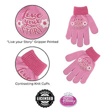 Load image into Gallery viewer, Disney Toddler Winter Earmuffs and Kids Gloves, Princess Ear Warmers, Pink, Little Girls, Ages 4-7