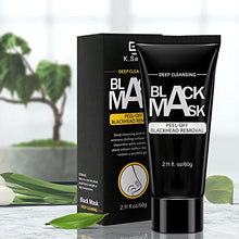 Load image into Gallery viewer, Blackhead Remover Mask Charcoal Peel Off Blackhead Mask with Deep Cleansing Activated Charcoal Face Black Mask For All Skin Types Nose Face Pore Cleaner(2.02 fl.oz/ 60ml)