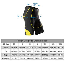Load image into Gallery viewer, Santic Cycling Men's Shorts Biking Bicycle Bike Pants Half Pants 4D Coolmax Padded Yellow XXL