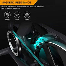 Load image into Gallery viewer, HouseFit Indoor Cycling Stationary Exercise Bike - Cycle Bike with Magnetic Resistance, Quiet Belt Drive and LCD Monitor & Comfortable Seat Cushion