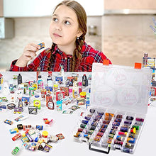 Load image into Gallery viewer, ADAME Collector Case Compatible with Mini Brands 5 Surprise Series 1 2 3 Mystery Capsule Real Miniature Collectible Toy Shopkins Littles Mart Toys Storage Organizer Container(Box Only)