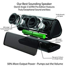 Load image into Gallery viewer, OontZ Angle 3 Pro - Waterproof Bluetooth Speaker, 21-Watts Louder Volume, Exceptional Sound & Bass, 100ft Wireless Range, Play Two Together for Dual Stereo, Bluetooth Speakers (Black)