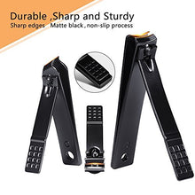 Load image into Gallery viewer, Mens Manicure Set - Mifine 16 In 1 Stainless Steel Professional Pedicure Kit Nail Scissors Grooming Kit with Black Leather Travel Case Second Generation(Red)