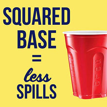 Load image into Gallery viewer, SOLO Cup Company Red Squared Plastic Party, 18 Ounce, 200 Count