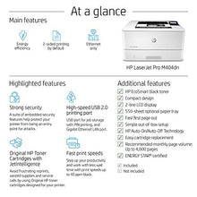 Load image into Gallery viewer, HP LaserJet Pro M404dn Monochrome Laser Printer with Built-In Ethernet & Double-Sided Printing, Works with Alexa (W1A53A)