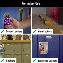 Load image into Gallery viewer, Master Lock 1533TRI Locker Lock Mini Combination Padlock, 3 Pack, Colors May Vary