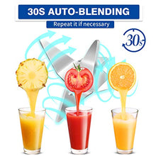 Load image into Gallery viewer, Personal Portable Blender Smoothies Blender on the go Single Serve for Travel - for Mixing Fruit Juice, Milk-Shake, Small Ice with 13 oz Travel Blender Cup, White/Pink (White Color Personal Blender)