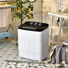 Load image into Gallery viewer, MamaHome DF-X3608-Black Mini Washing Machine, XPB36-1208-Black, Black