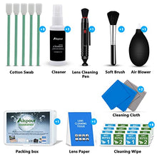 Load image into Gallery viewer, Aispour Camera Lens Cleaning Kit, 10-in-1 Camera Cleaning Kit, Camera Lens Cleaner and Camera Accessories, Includes Lens Cleaning Kit/Lens Cleaner/Lens Cleaning Pen/Soft Brush