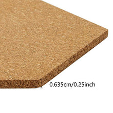 Load image into Gallery viewer, 10 Pack Self-Adhesive Cork Board Tiles Mini Wall Bulletin Board with 50 Multi-Color Push Pins
