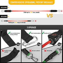 Load image into Gallery viewer, VANWALK Resistance Bands Set 11 PCS Gym Equipment Workout Bands for Home with Handles Ankle Straps Carry Bag Stackable Fitness Exercise Bands for Women Men Training, Home Workouts