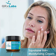 Load image into Gallery viewer, Pure Plant-Based Squalane HA+ Moisturizing Cream with Hyaluronic Acid – Organic ECOCERT Approved USDA Certified Squalane Derived from Sugarcane – Best Moisturizer For Face, Body & Skin - 2 fl / 60 ml
