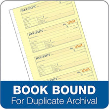 Load image into Gallery viewer, Adams Money and Rent Receipt Book, 3-Part, Carbonless, White/Canary/Pink,7 5/8" x 10 7/8", 100 Sets per Book, 5 Books, 500 Sets Total (TC1182)