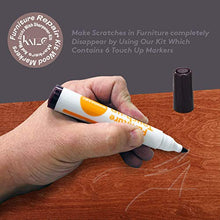 Load image into Gallery viewer, Katzco Furniture Repair Kit Wood Markers - Set of 13 - Markers and Wax Sticks with Sharpener - for Stains, Scratches, Floors, Tables, Desks, Carpenters, Bedposts, Touch-Ups, Cover-Ups, Molding Repair