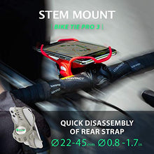 Load image into Gallery viewer, Bone Bike Tie Pro 3 Bicycle Phone Mount, Universal Bike Handlebar Holder (3rd Gen Pro) compatible with iPhone 12 11 Pro Max X 8 Plus, Galaxy S10 S9 S8 Edge Note Series, Fits Phones 5.8" to 7.2" - Grey