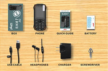 Load image into Gallery viewer, Plum Ram 7-4G Rugged Unlocked Cell Phone GSM - IP68 Certified Military Grade Water Shock Proof ATT Tmobile Cricket, Metro, Straight Talk, Consumer Cellular, Black Orange