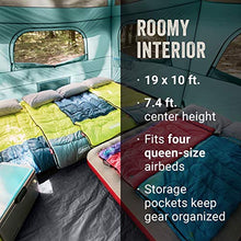 Load image into Gallery viewer, Coleman Camping Tent | Skylodge 12 Person Tent | Screen Room, Evergreen