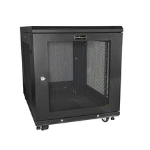 Load image into Gallery viewer, StarTech.com 19" 12U Server Rack Cabinet - 4-Post Adjustable Depth 2-30" Network Equipment Rack Enclosure w/Casters/Cable Management/1U Shelf/Locking Doors and Side Panels (RK1233BKM)