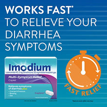 Load image into Gallery viewer, Imodium Multi-Symptom Relief Anti-Diarrheal Caplets, Loperamide Hydrochloride, Simethicone, 24 ct