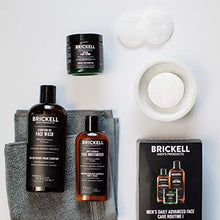 Load image into Gallery viewer, Brickell Men's Daily Advanced Face Care Routine I, Gel Facial Cleanser Wash, Face Scrub, Face Moisturizer Lotion, Natural and Organic, Scented