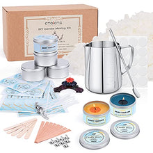 Load image into Gallery viewer, Candle Making Kit, Scented Candles Supplies DIY Gift for Kids, Adults, Beginners, DIY Craft Gift Kits Include Candle Melting Pot, Soy Wax, Centering Devices, Tins, Wicks, Stir Rod & More