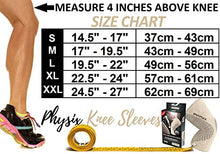 Load image into Gallery viewer, Physix Gear Knee Support Brace - Premium Recovery & Compression Sleeve for Meniscus Tear, ACL, MCL Running & Arthritis - Best Neoprene Stabilizer Wrap for Crossfit, Squats & Workouts (Single Beige S)