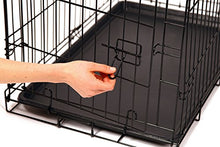 Load image into Gallery viewer, Carlson Pet Products Secure and Foldable Single Door Metal Dog Crate, Medium