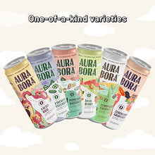 Load image into Gallery viewer, Lemongrass Coconut Herbal Sparkling Water by Aura Bora, 0 Calories, 0 Sugar, 0 Sodium, Non-GMO, 12 oz Can (Pack of 12)