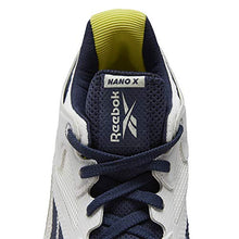 Load image into Gallery viewer, Reebok womens Nano X Cross Trainer , True Grey/Vector Navy/Chartreuse , 9.5