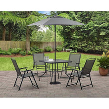 Load image into Gallery viewer, Mainstays Albany Lane 6-Piece Folding Seating Set (Gray)