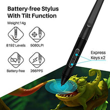 Load image into Gallery viewer, Huion KAMVAS Pro 12 Drawing Tablet with Screen Graphics Drawing Monitor Full-Laminated Pen Display with Battery-Free Pen and Adjustable Stand 8192 Pen Pressure(GT-116)