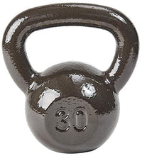 Load image into Gallery viewer, Everyday Essentials All-Purpose Solid Cast Iron Kettlebell, Gray