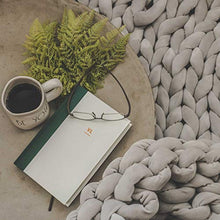 Load image into Gallery viewer, ColeyBear Weighted Chunky Knit Blanket for Home Decor, Bedroom Decor, and Boho Decor | Chunky Yarn Weighted Blankets 100% Guaranteed Not to Shed | Weighted Blanket | Queen Blanket 60" X 80"