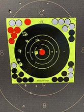 Load image into Gallery viewer, 8 inch Self Adhesive Reactive Splatter Shooting Target Stickers for Airsoft, Rifle, Pistol, BB Gun, Pellet Gun (100 Pack)