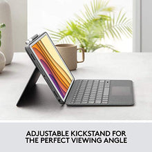 Load image into Gallery viewer, Logitech Combo Touch for iPad Air (3rd Generation) and iPad Pro 10.5-inch Keyboard case with trackpad, Wireless Keyboard, and Smart Connector Technology - Graphite