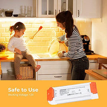 Load image into Gallery viewer, Led Driver 12v DC 60w quiet operation universal regulated 12v transformer dimmable Input/Output Isolation Protection led transformer dimmable for led light
